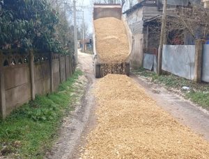 Yığılca Dibektaş Köyü’nde Yol Çalışmaları Sürüyor