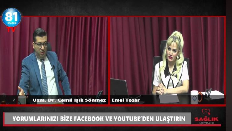 81 Düzce TV Sağlık Meydanı Programında Dr. Cemil Işık Sönmez Obezite ve Sigara Konusunu Anlattı