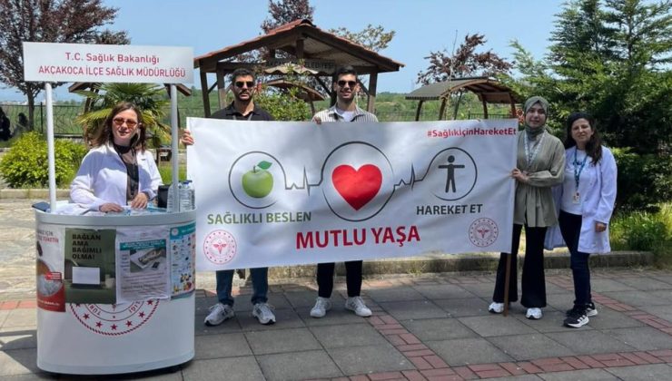 Akçakoca’da Bahar Şenliklerinde Sağlık Farkındalığı Oluşturuldu